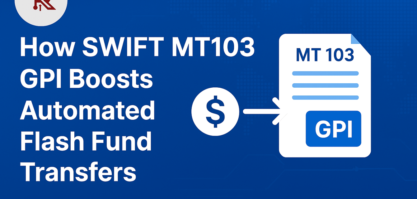 How SWIFT MT103 GPI Boost automated flash funds transfer.